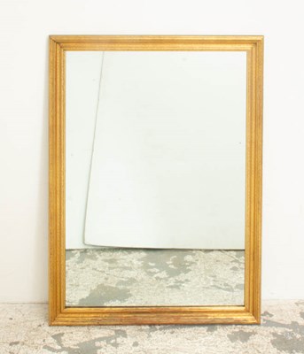 Lot 30 - Rectangular Gilt Frame Mirror