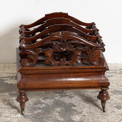Lot 43 - Victorian Rosewood Canterbury