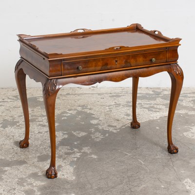 Lot 241 - George III Style One Drawer Tea Table
