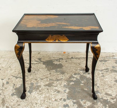 Lot 75 - Japonisme Black Lacquer Table