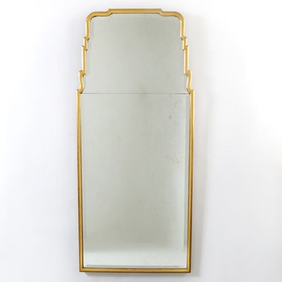 Lot 229 - Queen Anne Style Giltwood Pier Mirror