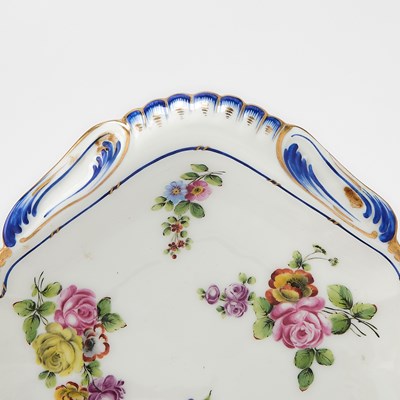 Lot 191 - Assembled French Porcelain Sevres Style 'Feuille de Choux' Pattern Partial Dinner Service