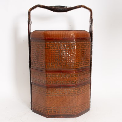 Lot 106 - Chinese Woven Wedding Basket