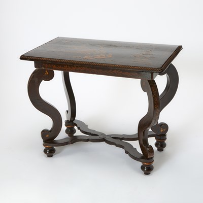 Lot 309 - Dutch Baroque Japanned Lacquer Side Table