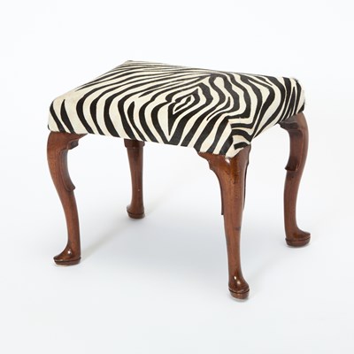 Lot 304 - George I Upholstered Walnut Bench