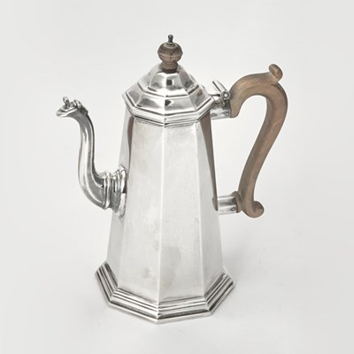 Lot 161 - English Sterling Silver Coffee Pot