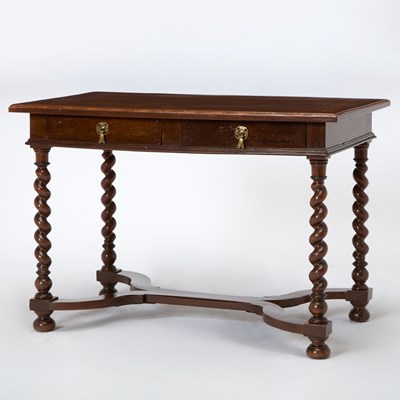 Lot 282 - William & Mary Style Walnut Writing Table