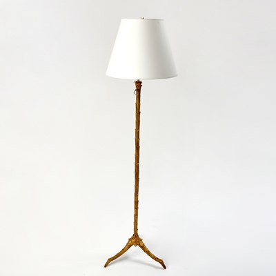 Lot 239 - Maison Baguès Gilt-Bronze Floor Lamp