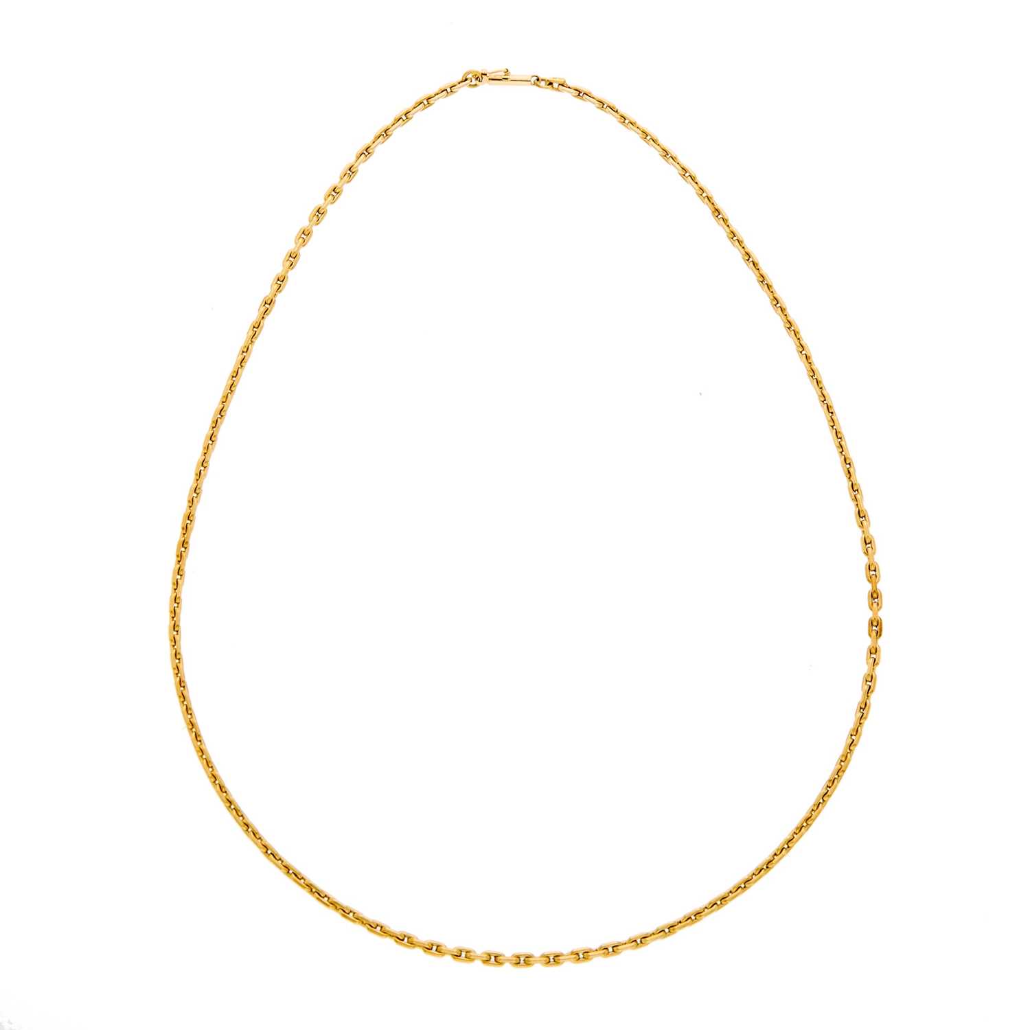 Lot 1042 - Tiffany & Co. Gold Chain Necklace