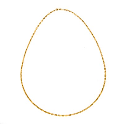 Lot 1042 - Tiffany & Co. Gold Chain Necklace