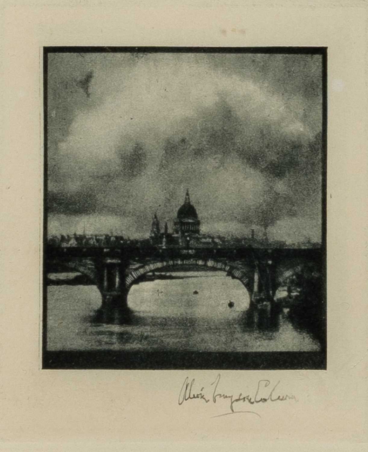 Lot 2 - Alvin Langdon Coburn St. Paul's from the River Thames, 1909