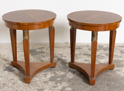 Lot 125 - Pair of Baker Neoclassical Style Side Tables