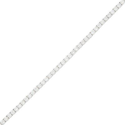 Lot 83 - White Gold and Diamond Bracelet