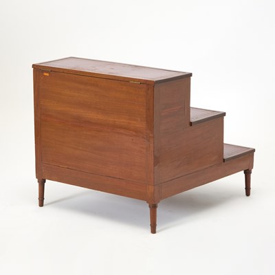 Lot 183 - George III Inlaid Mahogany Bed Steps