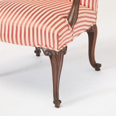 Lot 172 - Pair of George III Style Library Armchairs