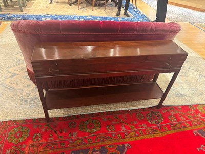 Lot 167 - Brass-Bound Mahogany Gun Case on Stand