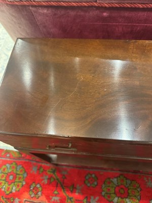 Lot 167 - Brass-Bound Mahogany Gun Case on Stand