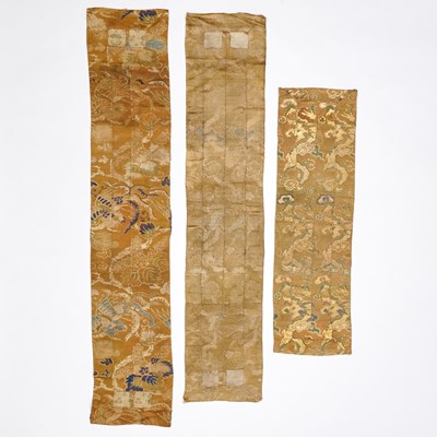 Lot 282 - Three Japanese Silk Brocade Panels
