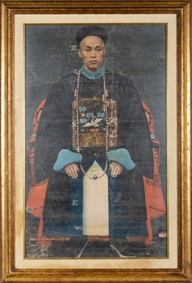 Lot 135 - A Chinese Painting of an Official