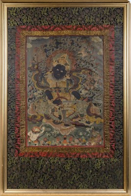 Lot 609 - A Tibetan Thangka