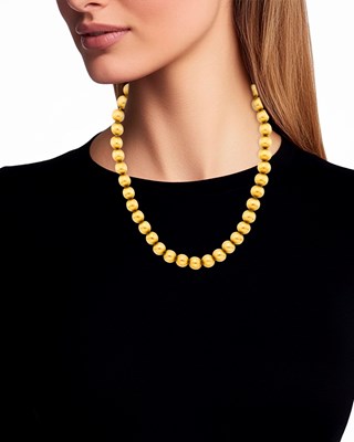 Lot 14 - Gold Bead Necklace