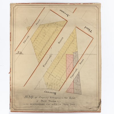 Lot 243 - An early steamship promotor's properties in Lower Manhattan