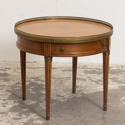 Lot 176 - French Style Gallery Top Low End Table