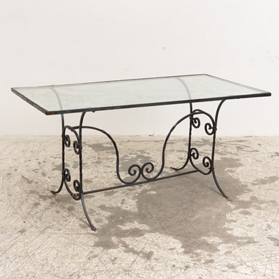 Lot 179 - Wrought Iron Table