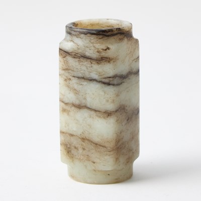 Lot 348 - A Small Chinese Archaistic Jade Cong