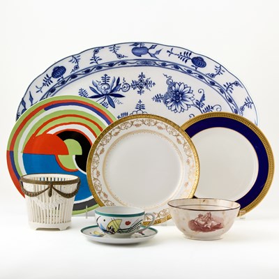 Lot 188 - Group of English and Continental Ceramic and Porcelain Tableware