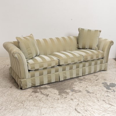 Lot 205 - Brunschwig & Fils Striped Upholstered Sofa