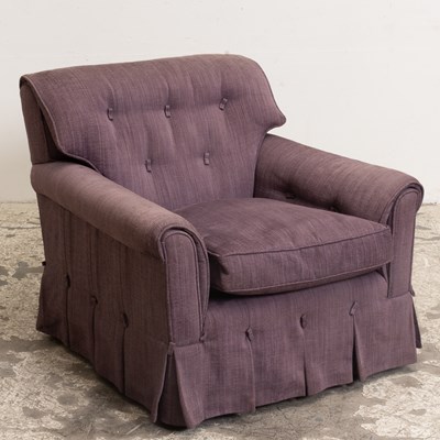 Lot 206 - Purple Upholstered Armchair