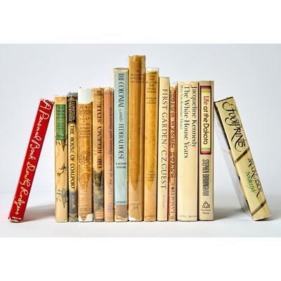 Lot 327 - Collection of books in dust jackets on decorating and society subjects