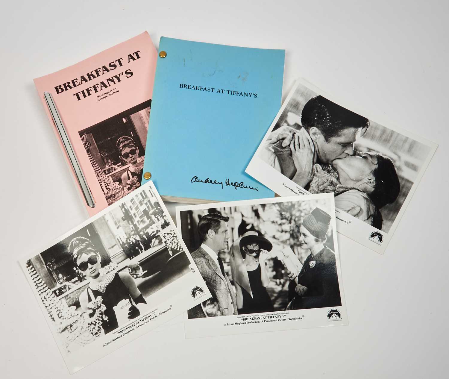 Lot 3 - Two scripts for Breakfast at Tiffany's