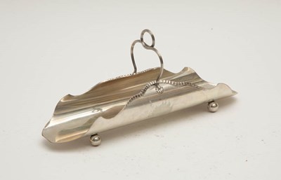 Lot 213 - Italian 800 Silver Breadstick Holder