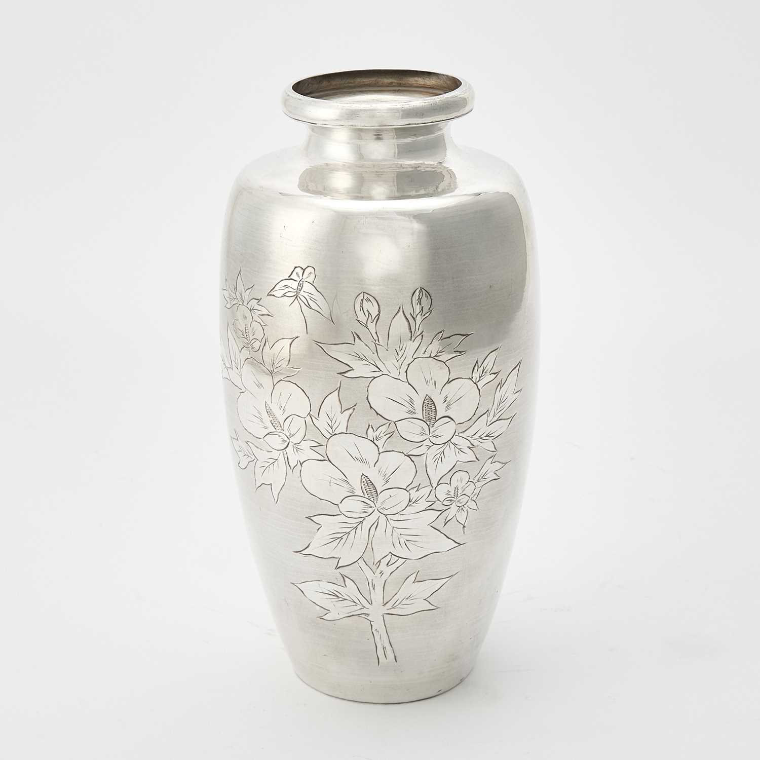 Lot 178 - Japanese Silver Vase