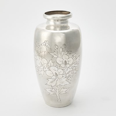 Lot 178 - Japanese Silver Vase
