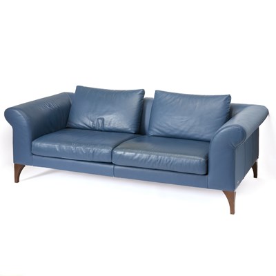 Lot Upholstered Loose Cushion Sofa