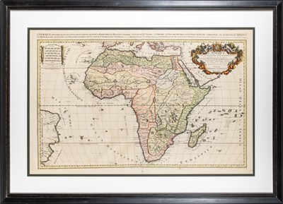 Lot 201 - 17th century map of Africa