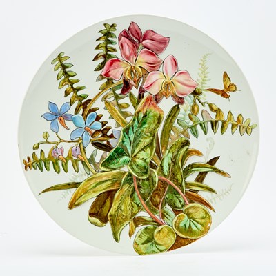 Lot 174 - Worcester Royal Porcelain Works Art Nouveau Porcelain Plaque