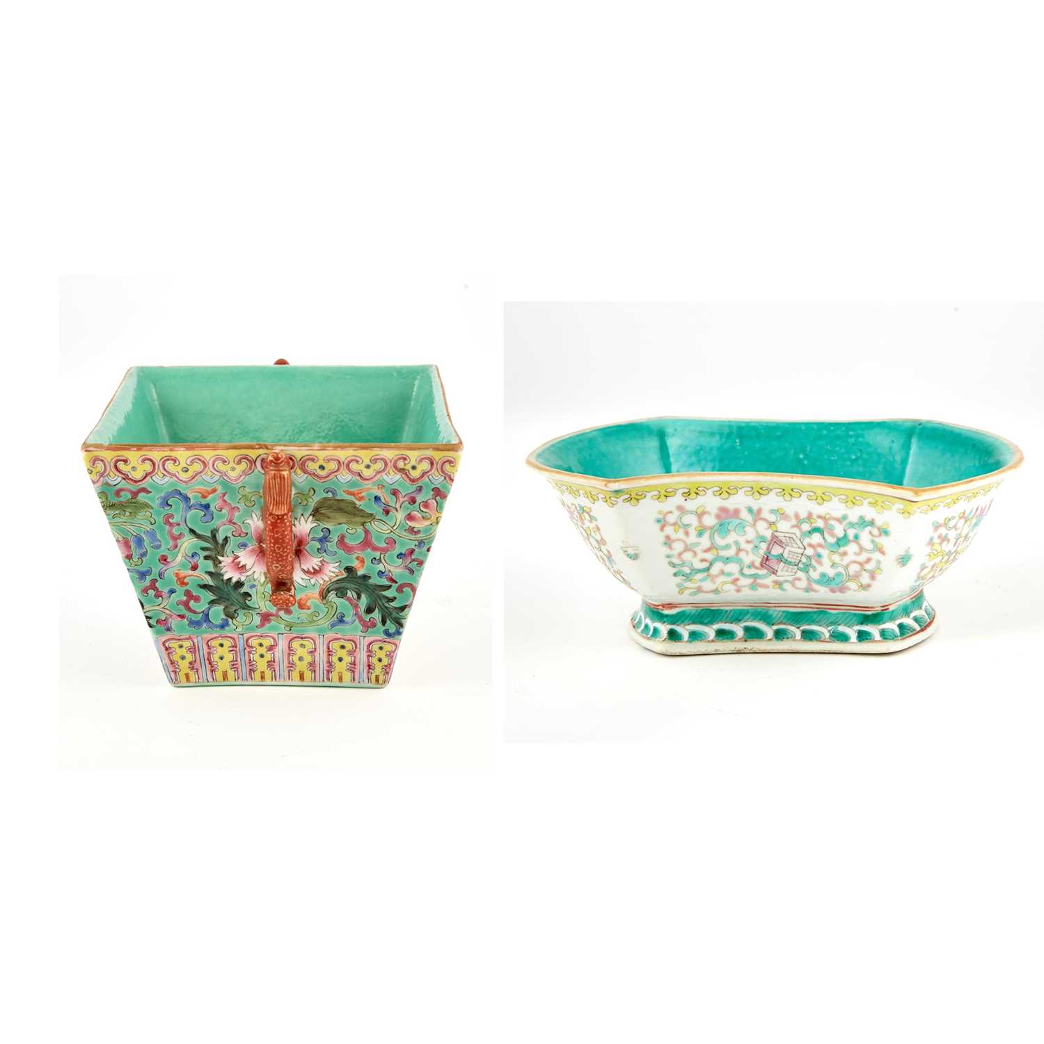 Lot 118 - Two Chinese Enameled Porcelain Articles