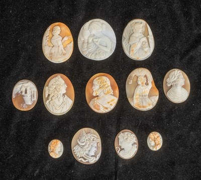 Lot 251 - Group of Cameo Fragments
