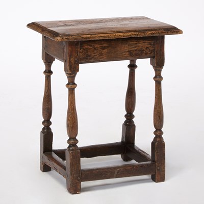 Lot 237 - Flemish Oak Joint Stool