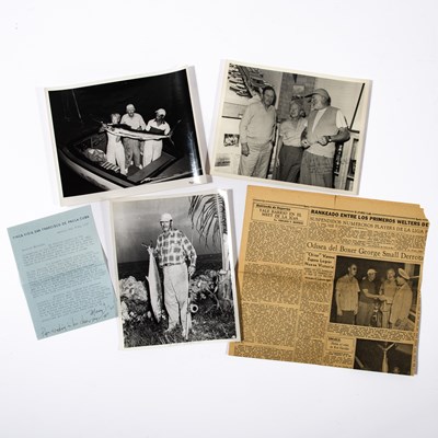 Lot 97 - Inscribed by Ernest and Mary Hemingway for the sporting guide Taylor "Bear Tracks" Williams with fishing content