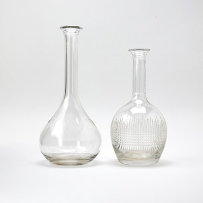 Lot 284 - Pair of Baccarat Blown Glass Decanters