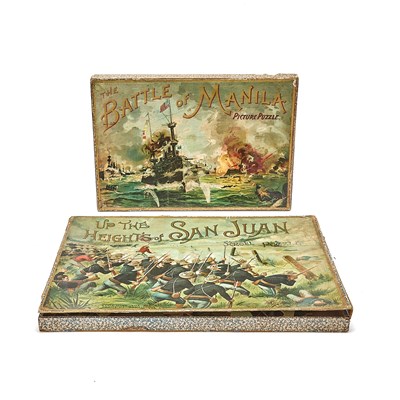 Lot 188 - Uncommon McLoughlin Bros. Spanish-American War puzzles