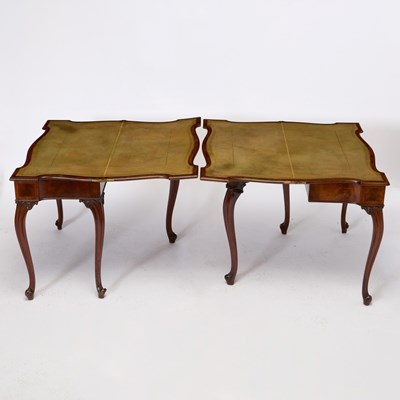Lot 450 - Pair of George III Mahogany Card Tables