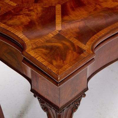 Lot 450 - Pair of George III Mahogany Card Tables