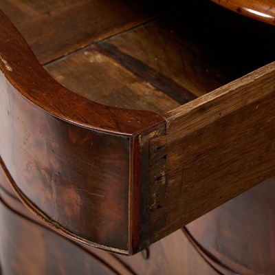 Lot 451 - George III Double Serpentine Mahogany Chest of Drawers