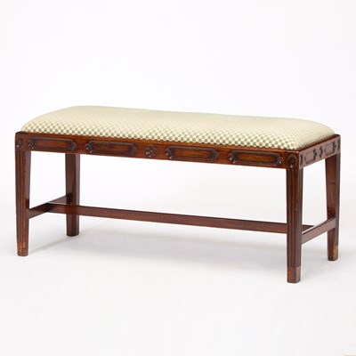 Lot 452 - George III Mahogany Bench